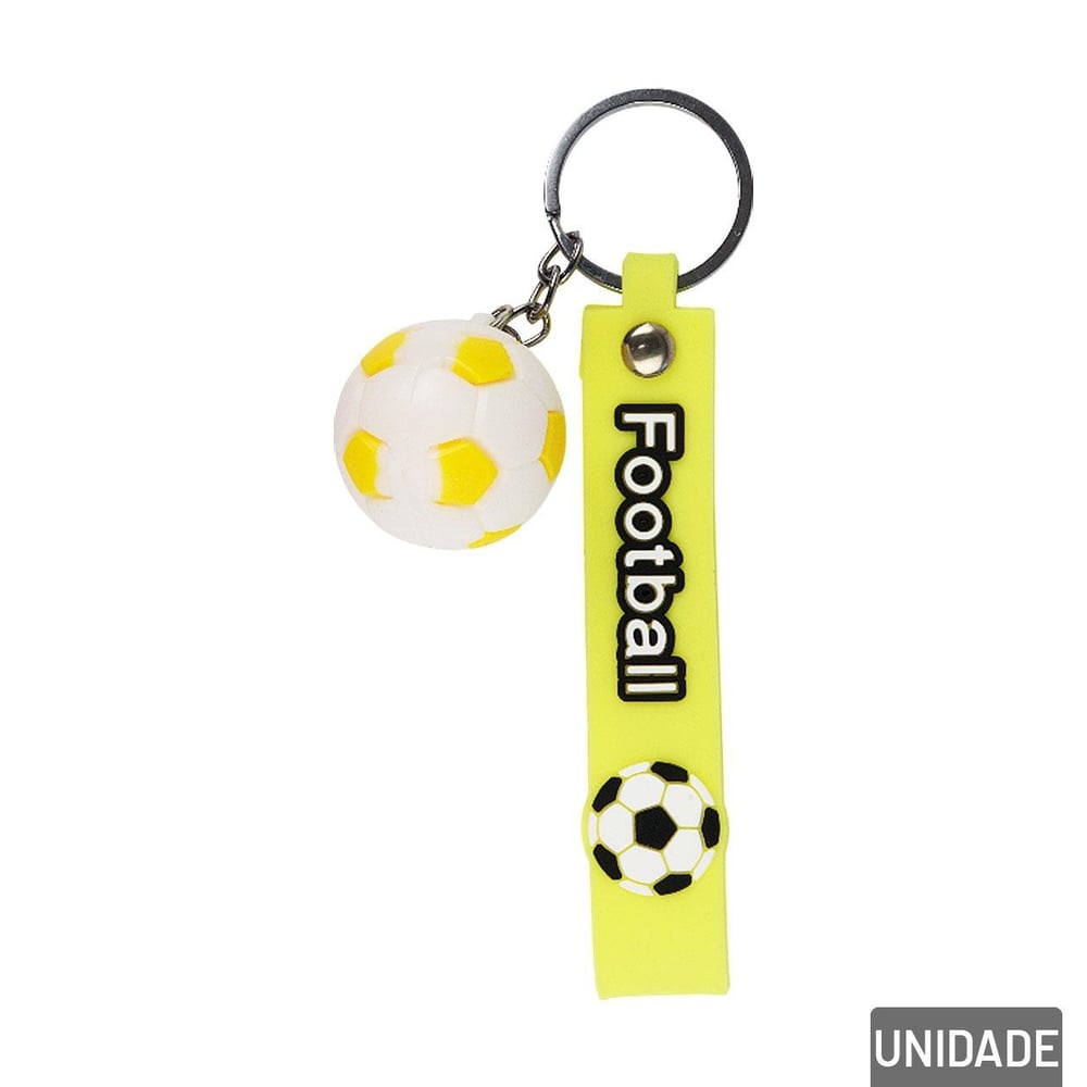 Chaveiro de Silicone 13cm Bola Color