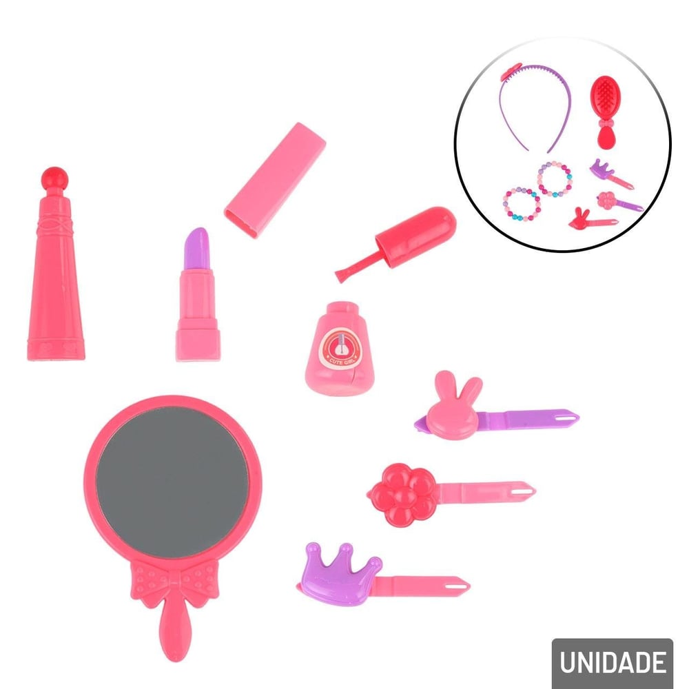 KIT Salão de Beleza Infantil Acessórios Sor