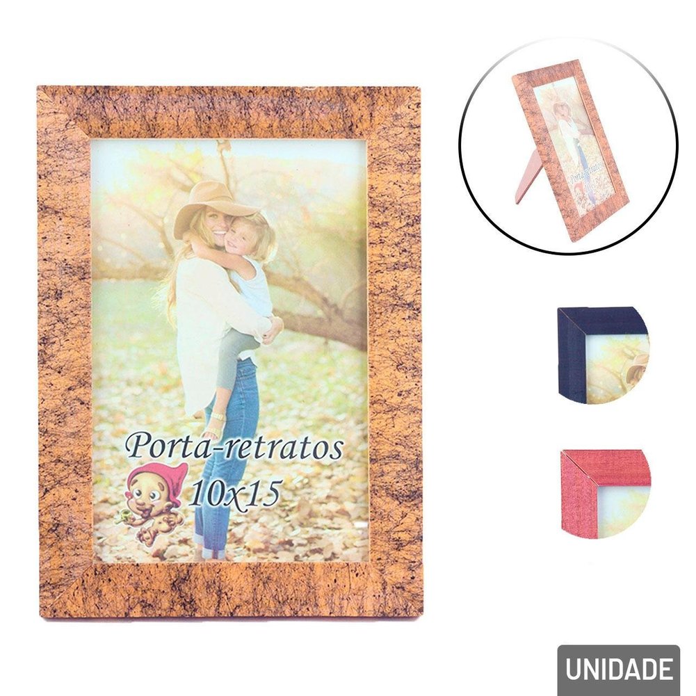 Porta Retrato 10x15 Madeira Color