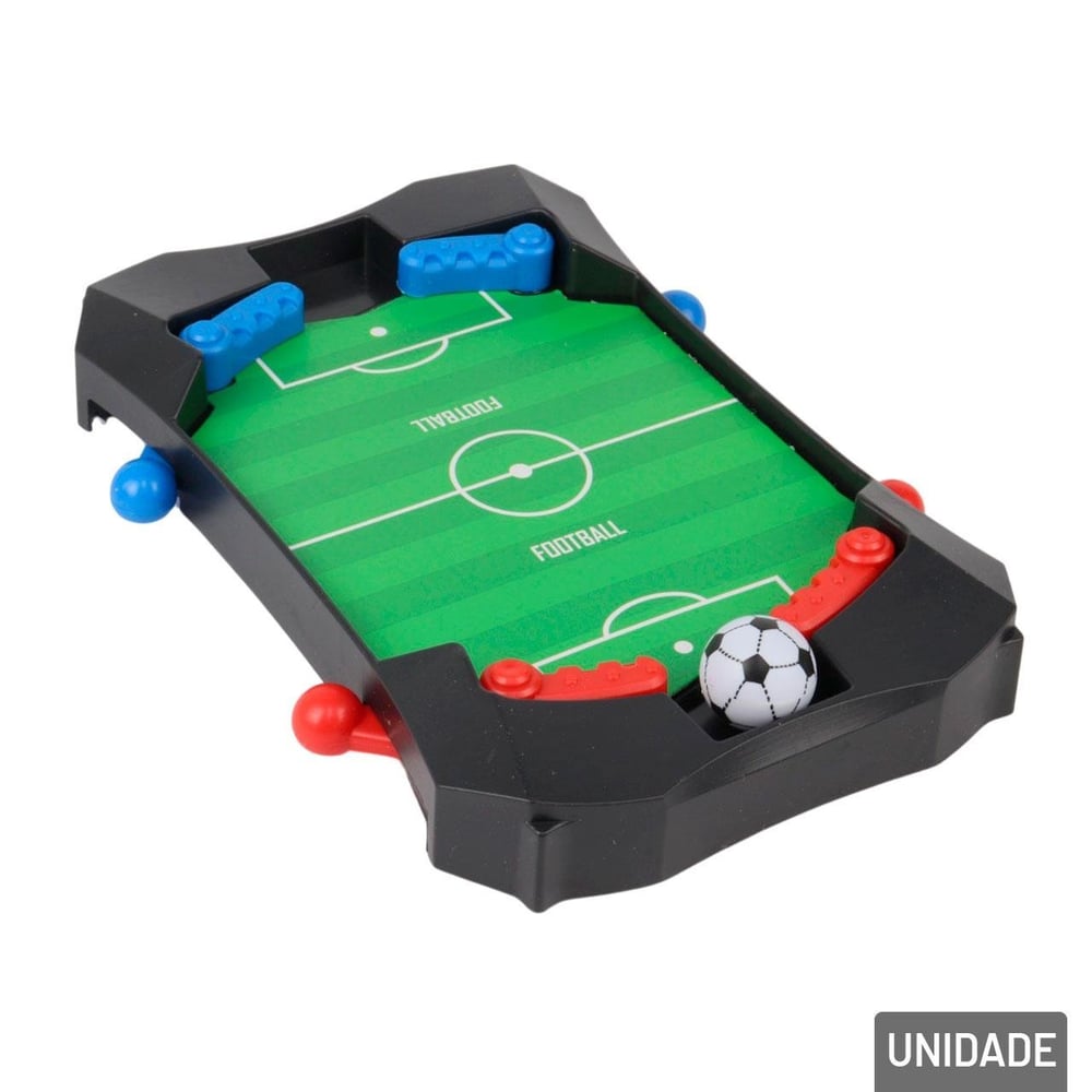 Jogo Mini Futebol Portátil com Lançador Color