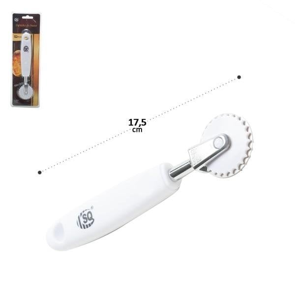 Cortador de Pastel Inox Plástico 17cm Profissional
