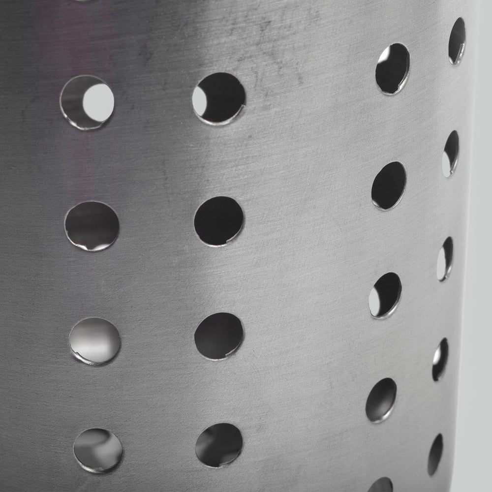Porta Talher de Inox 12cm Circular