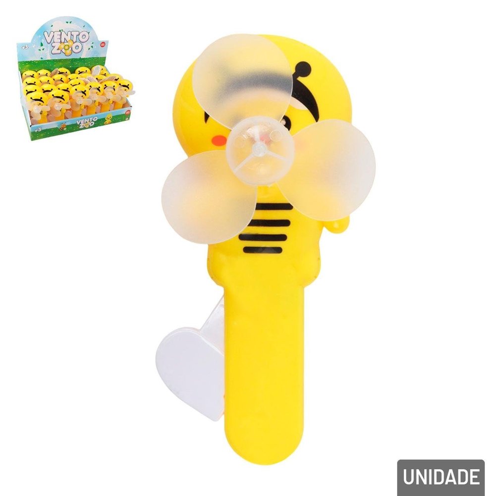 Mini Ventilador de Mão Plástico Abelha