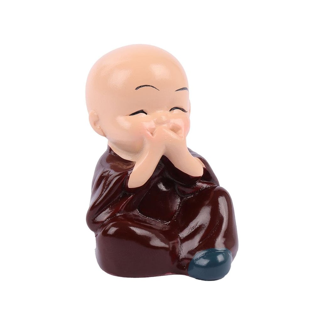 Enfeite de Resina Monge Sentado 5cm Sortidos
