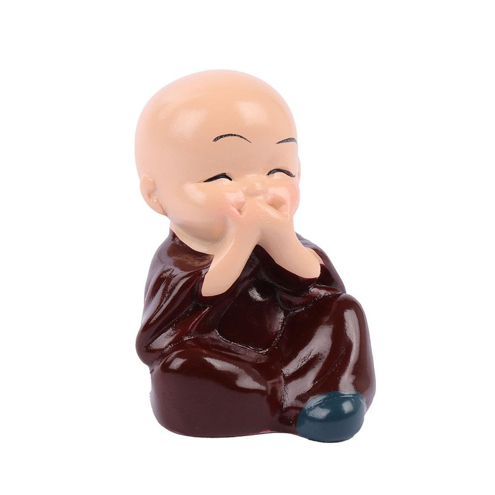 Enfeite de Resina Monge Sentado 5cm Sortidos