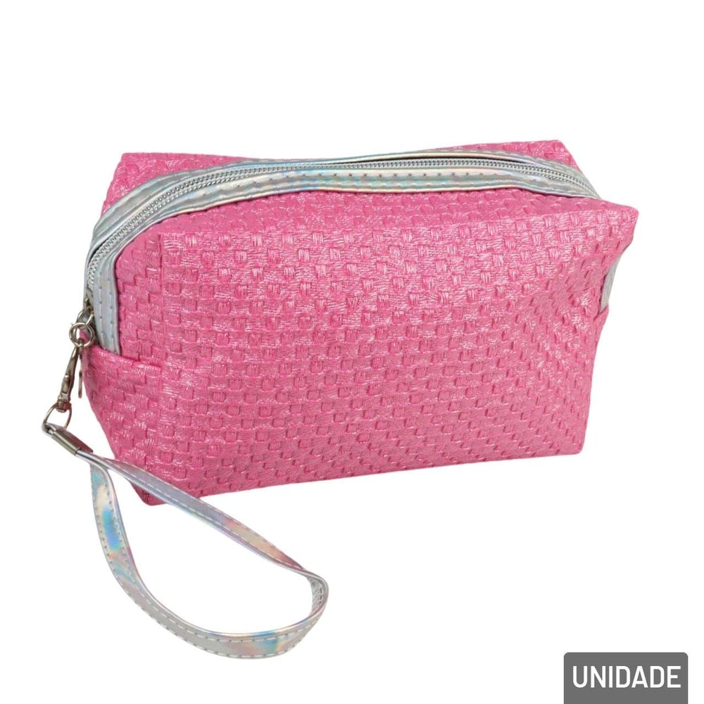 Necessaire de PVC 18cm Rosa