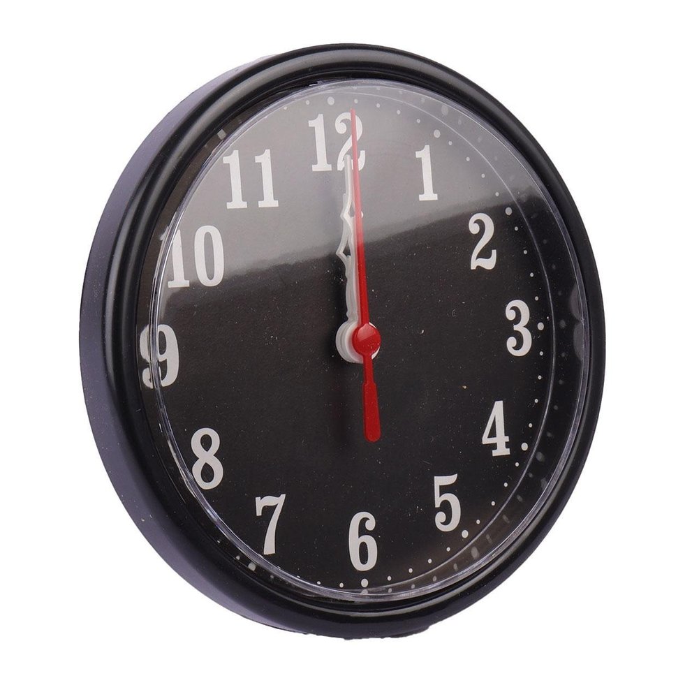 Relógio Analógico de Parede e Mesa 15cm Preto