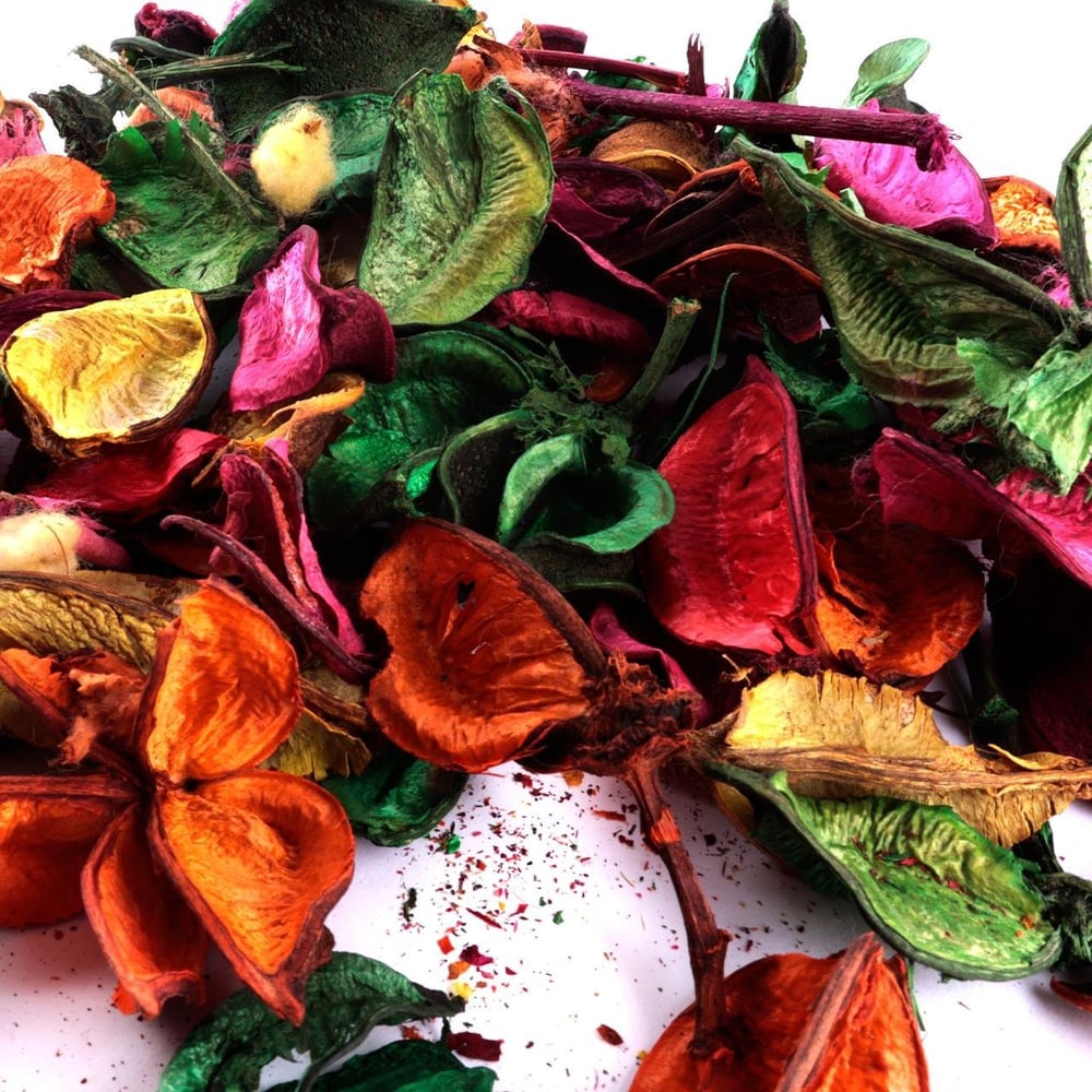 Folhas Secas Aromatizadas 60g Misto Rose