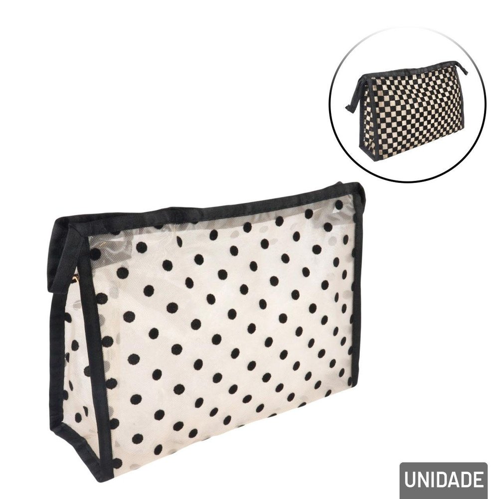 Nécessaire de PVC 16x24cm e Alça Sortidas