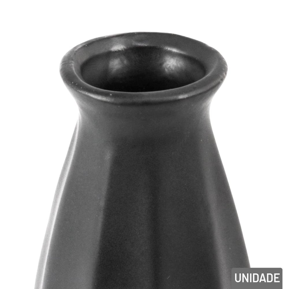 Vaso Decorativo de Cerâmica 12cm Texturizado Color