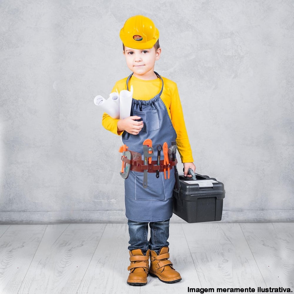 KIT Ferramentas Infantil 09 Peças com Cinto
