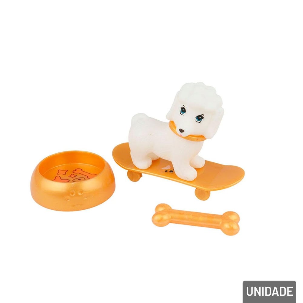 KIT Pets de Plástico com Acessórios Sortidos