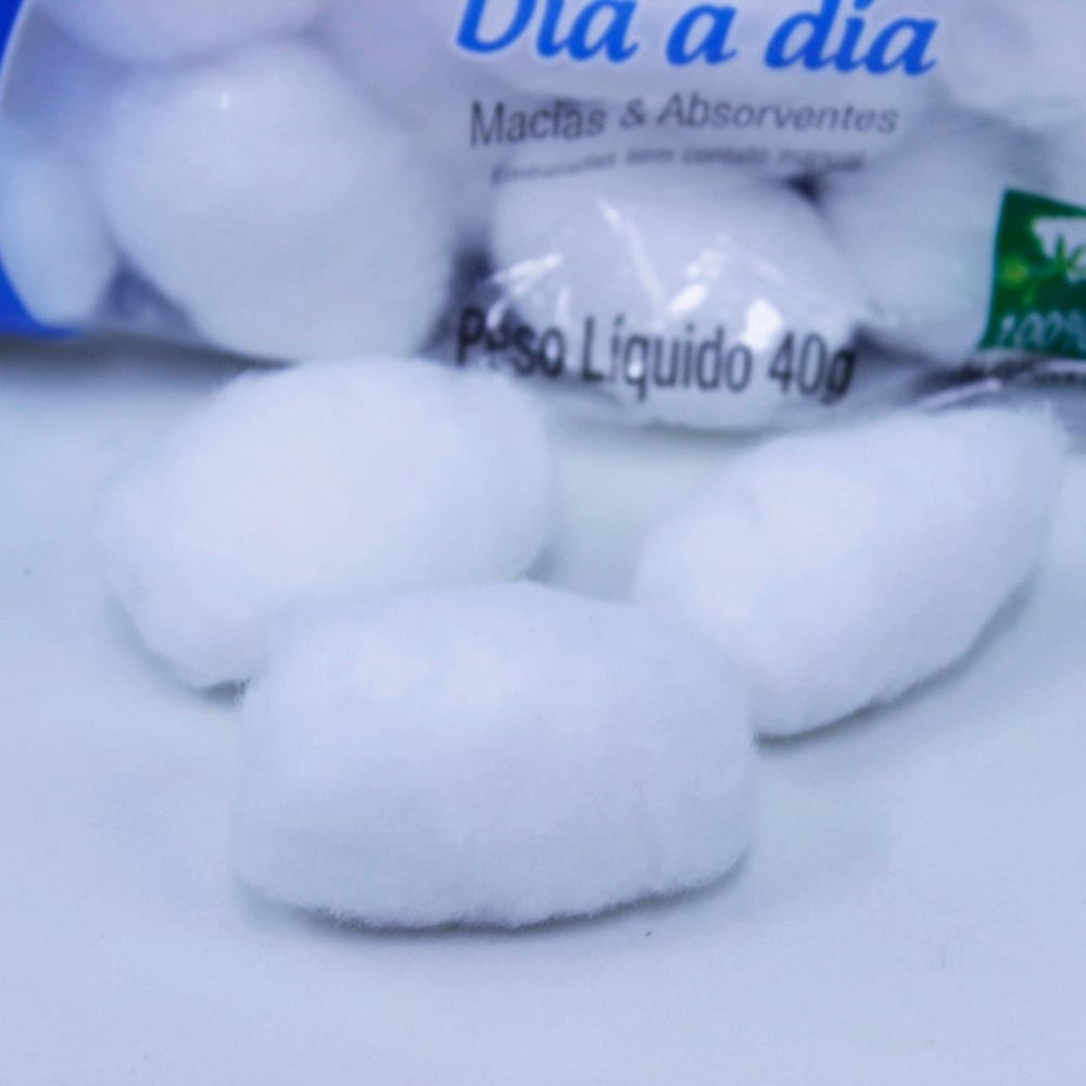 Algodão Hidrofílo 40g EM Bola Cotton Line