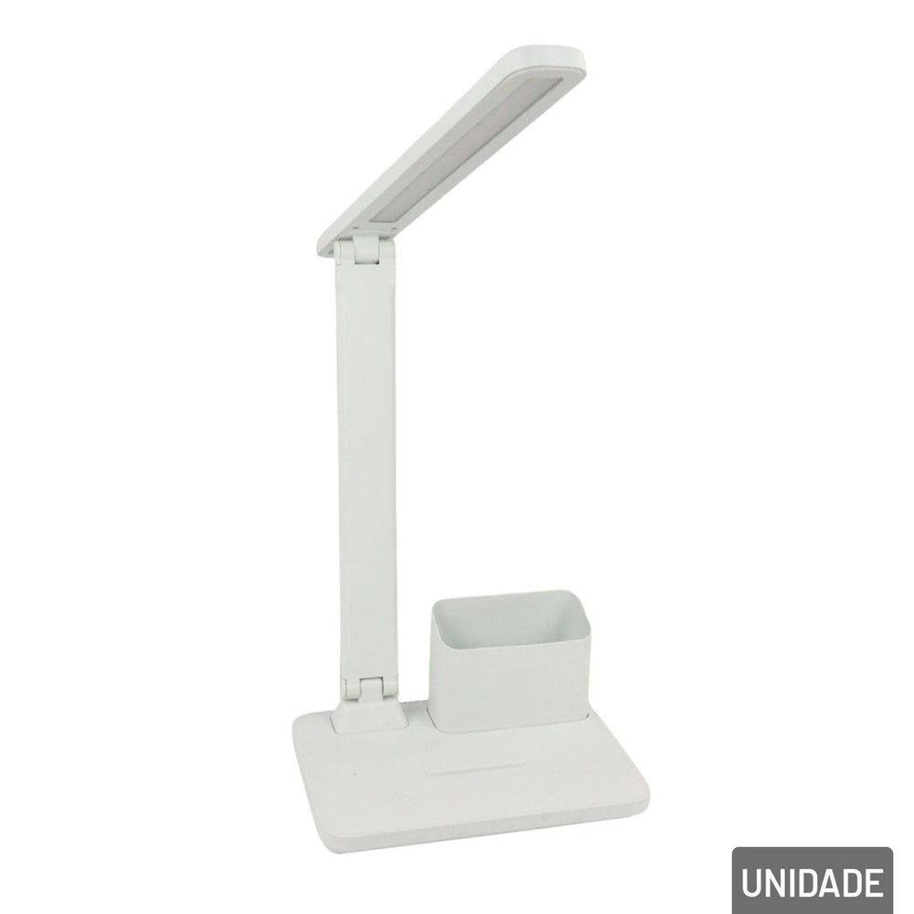 Luminária de Mesa 49cm EM LED com Porta Objeto