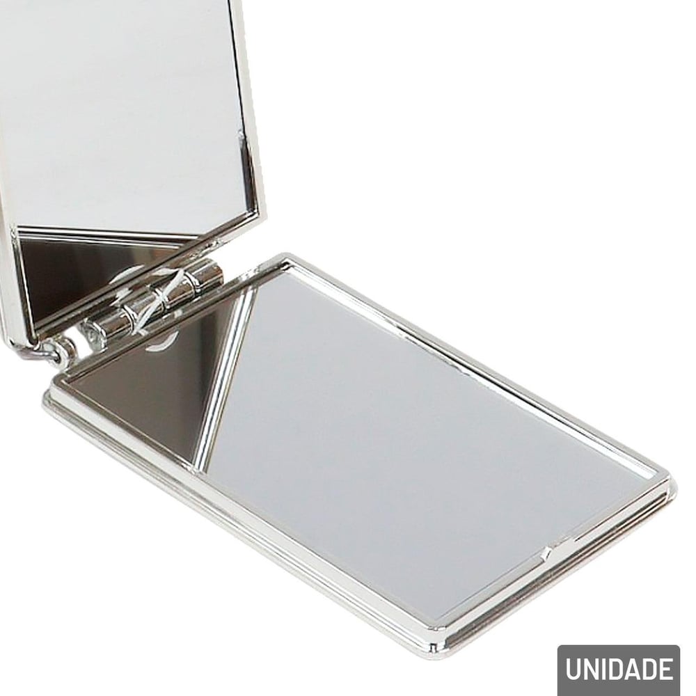 Espelho de Bolsa 7cm Duplo com Alça Sortidos