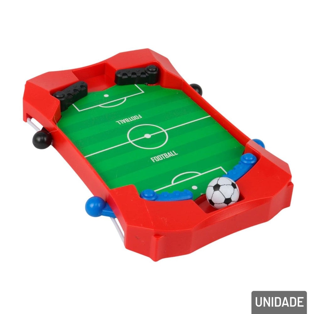 Jogo Mini Futebol Portátil com Lançador Color