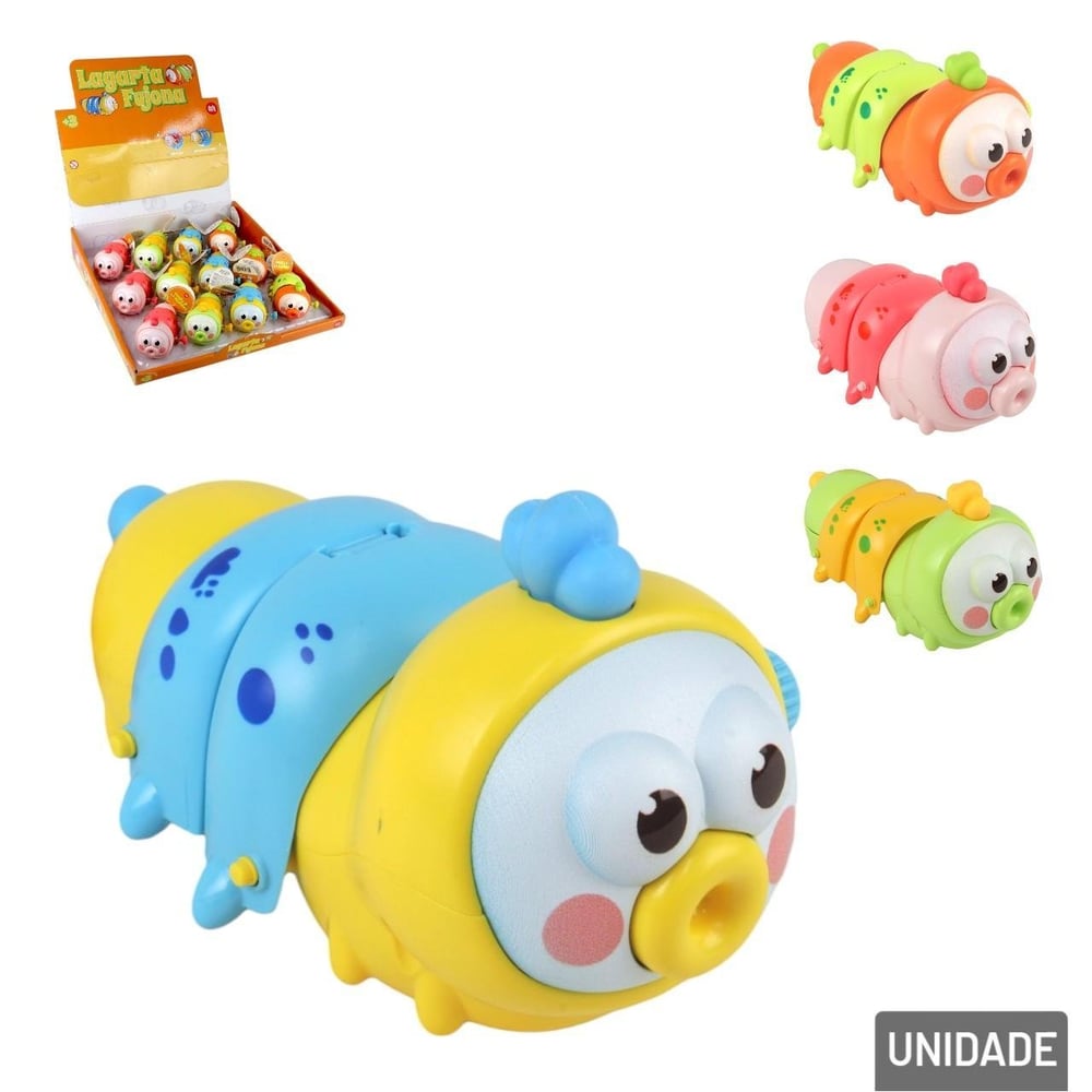 Largata de Plástico Movida a Corda Color