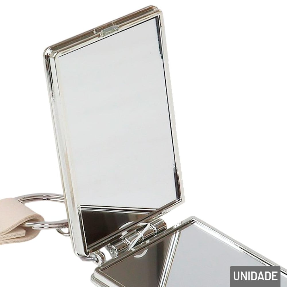 Espelho de Bolsa 7cm Duplo com Alça Sortidos