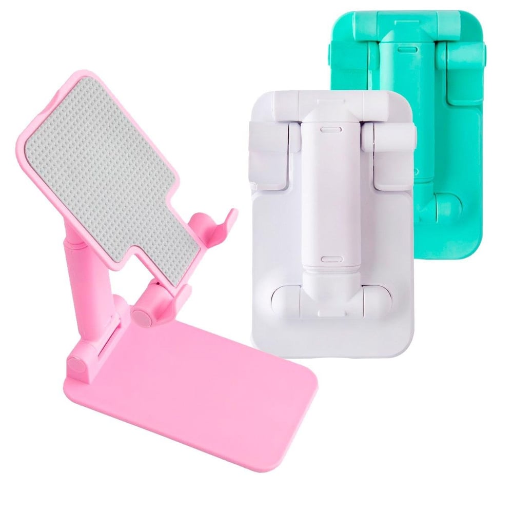 Suporte Para Celular de Mesa Plástico Retrátil