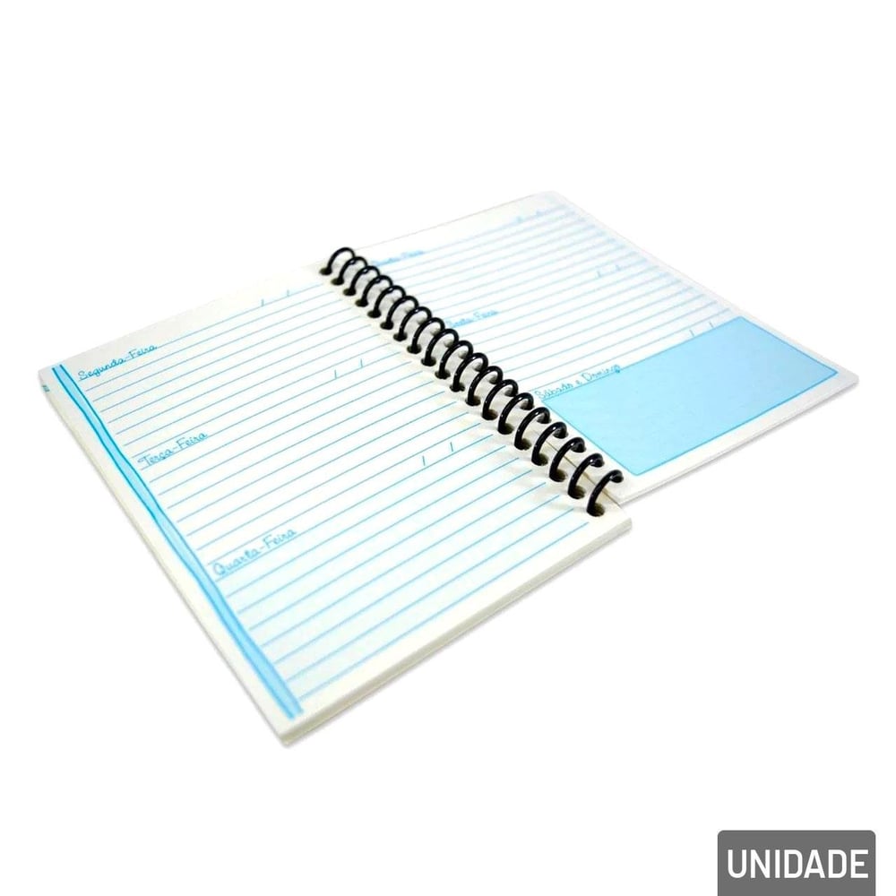 Agenda Permanente 128 FL Espiral Estampas Sortidas