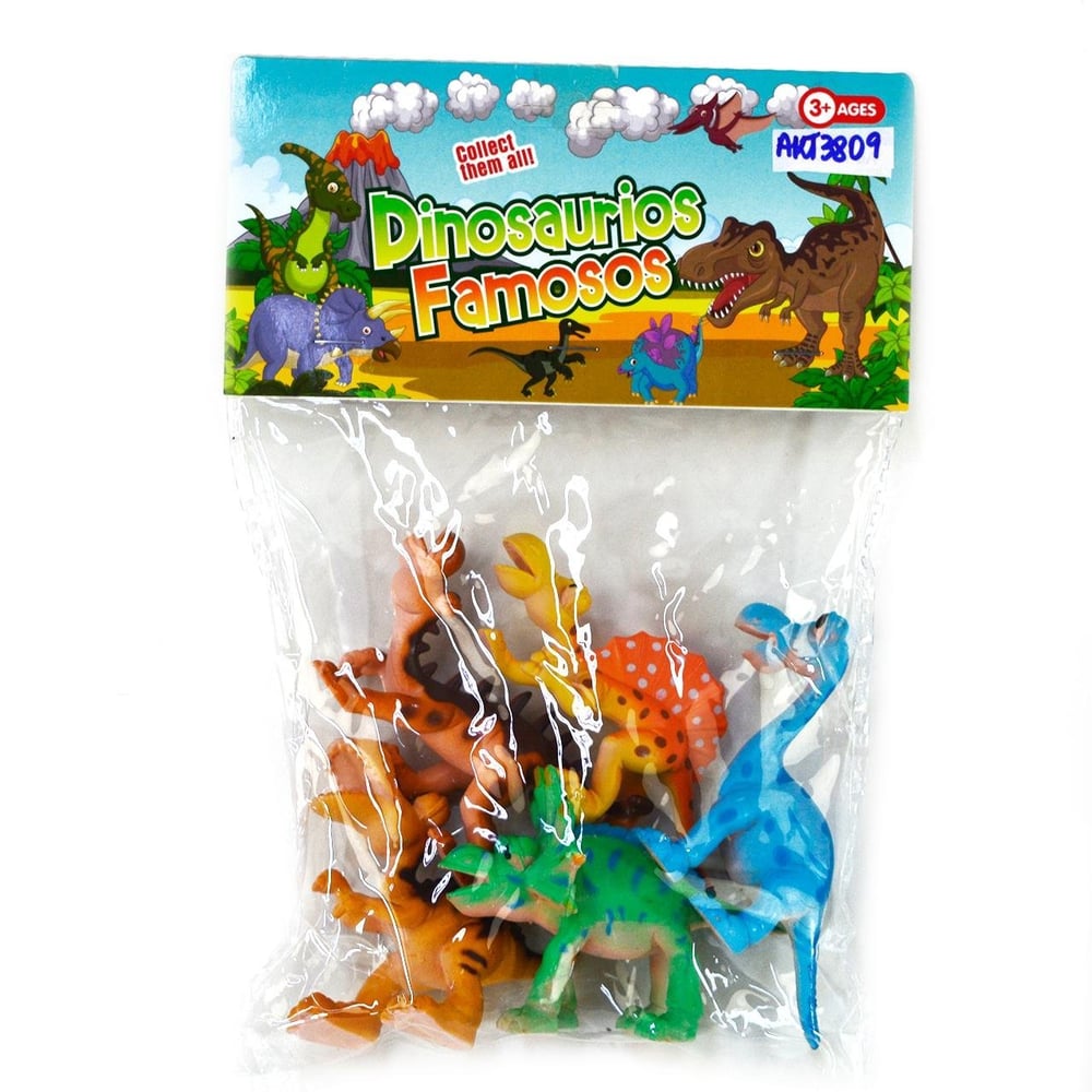KIT Animais de Plástico 05 Peças Dinossauro