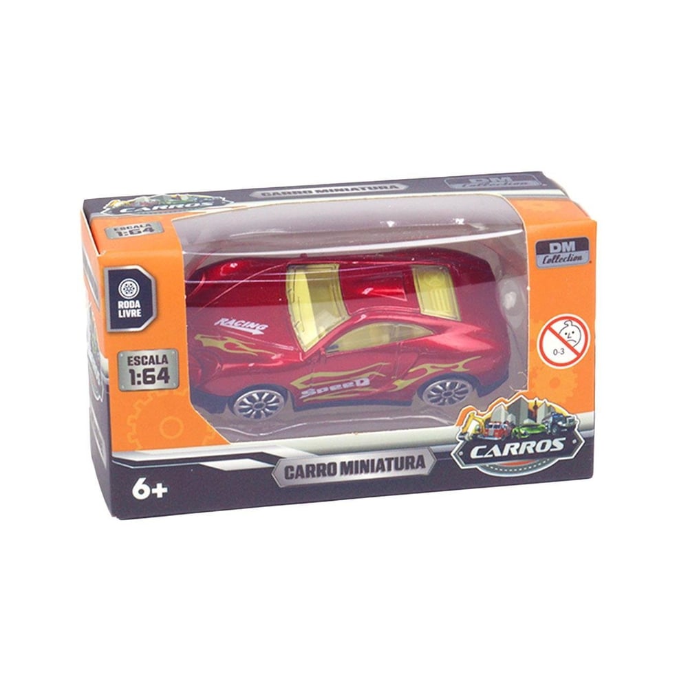 Carrinho Roda Livre Metal Miniatura Sortidos