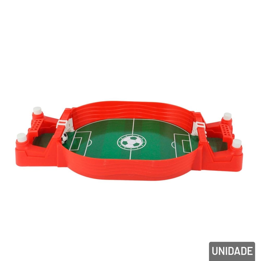 Jogo Mini Futebol Portátil com Lançador Color