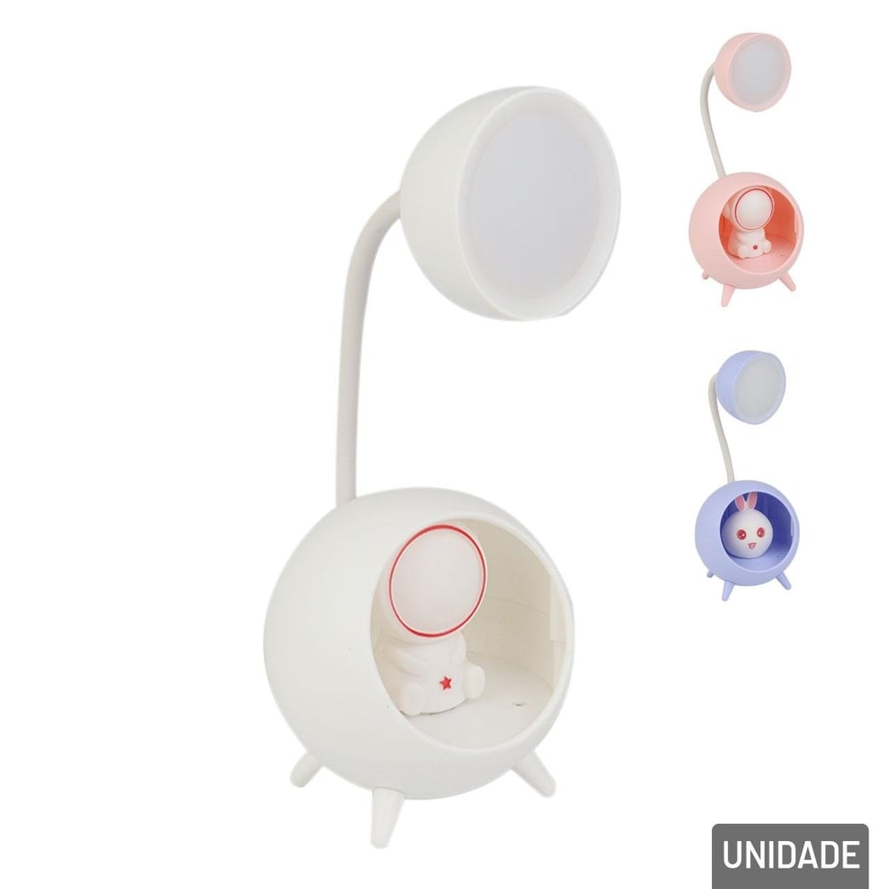 Luminária de Mesa 26cm EM LED Personagens Sortidos