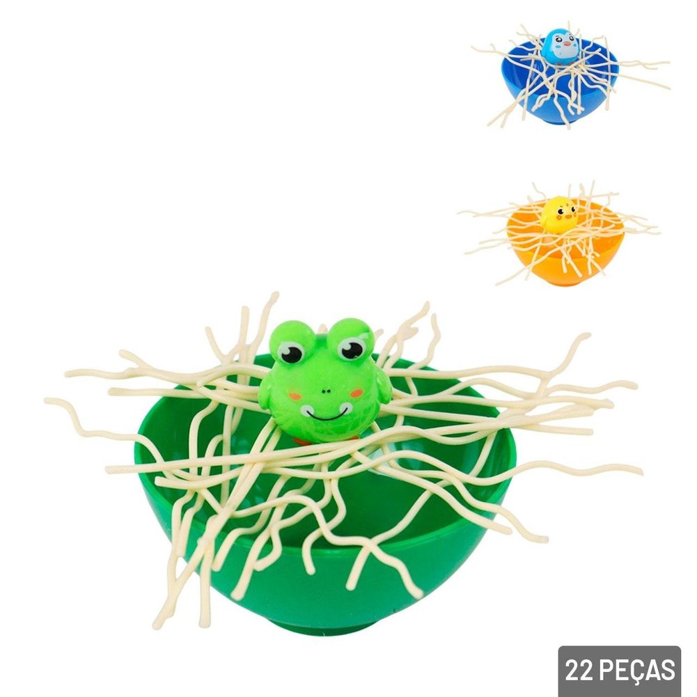 Jogo Equilibrista Infantil 22 Pçs Animais Sortidos