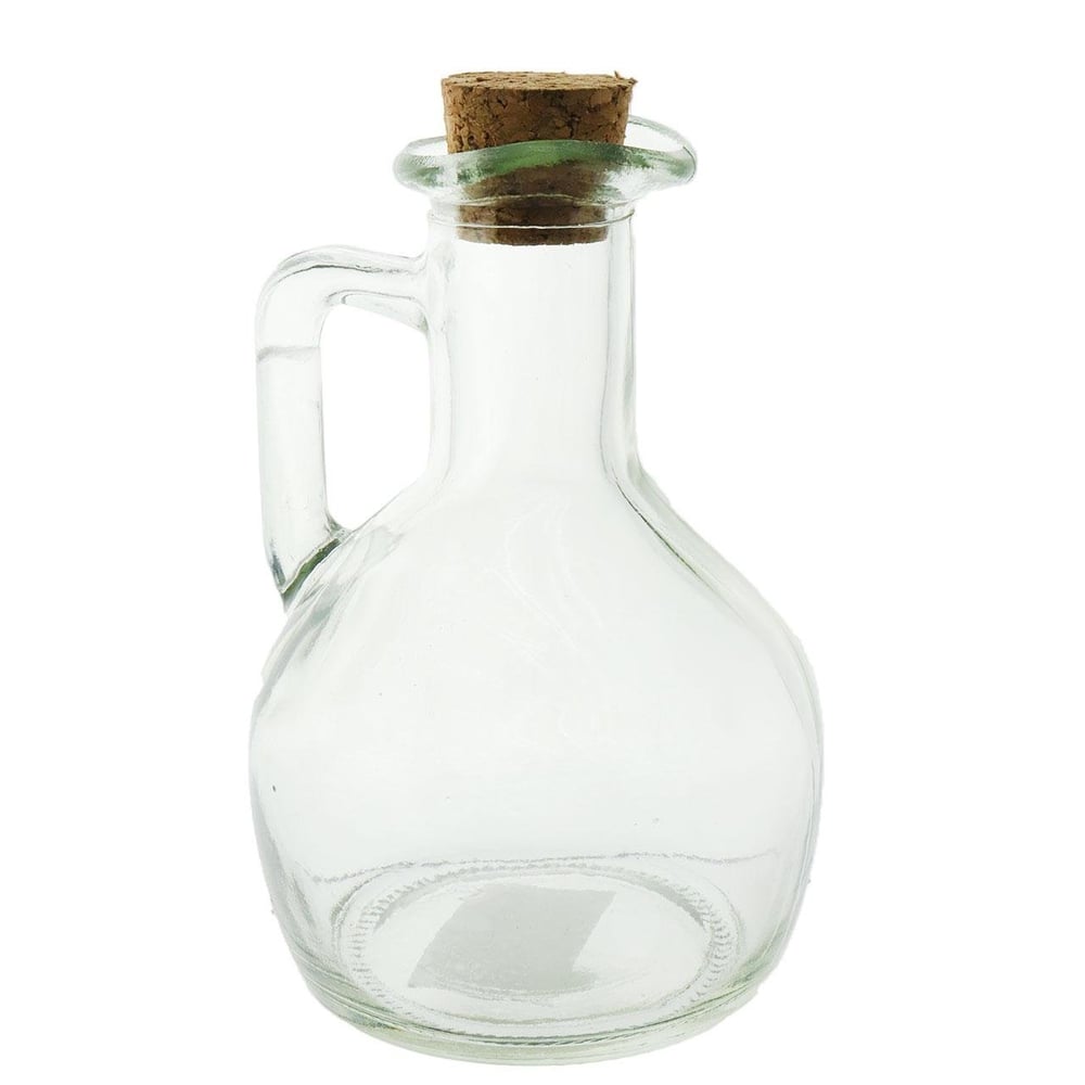 Galheteiro de Vidro  180ml Tampa de Rolha