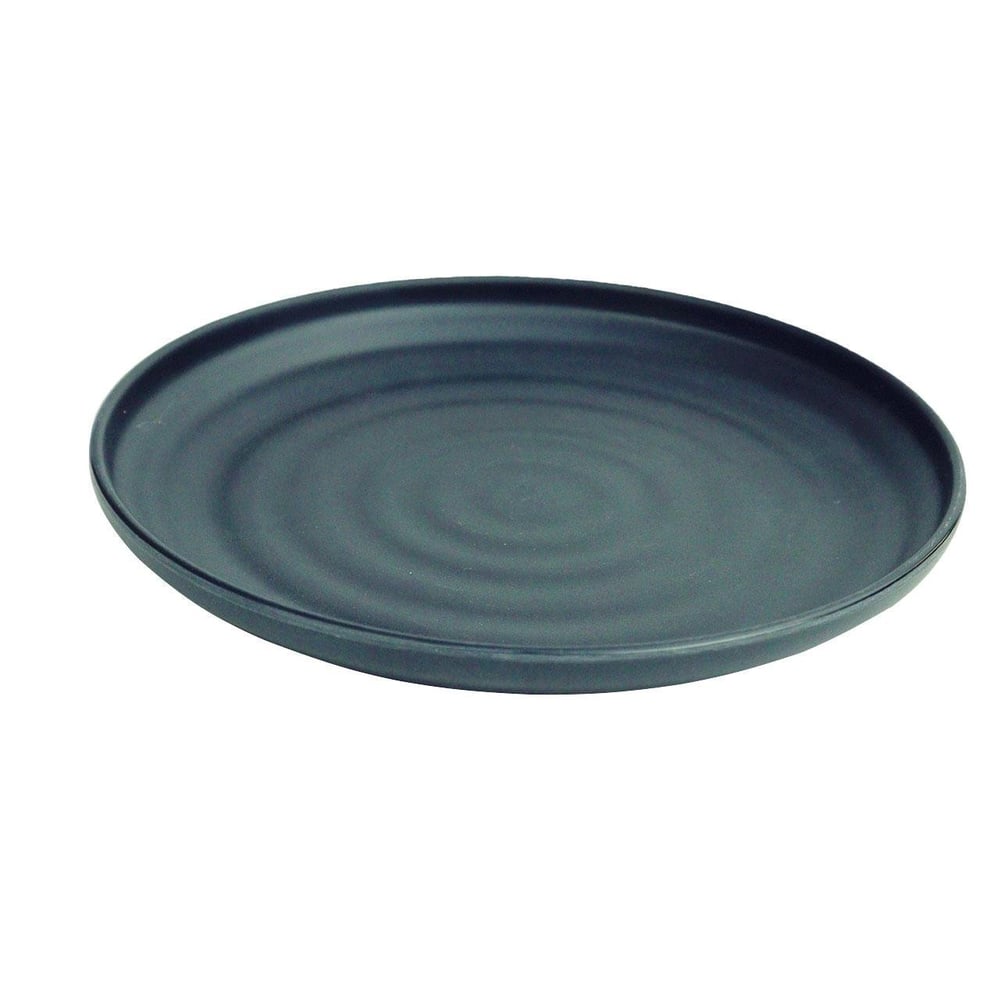 Prato de Melamina 18cm Redondo Tóquio Preto