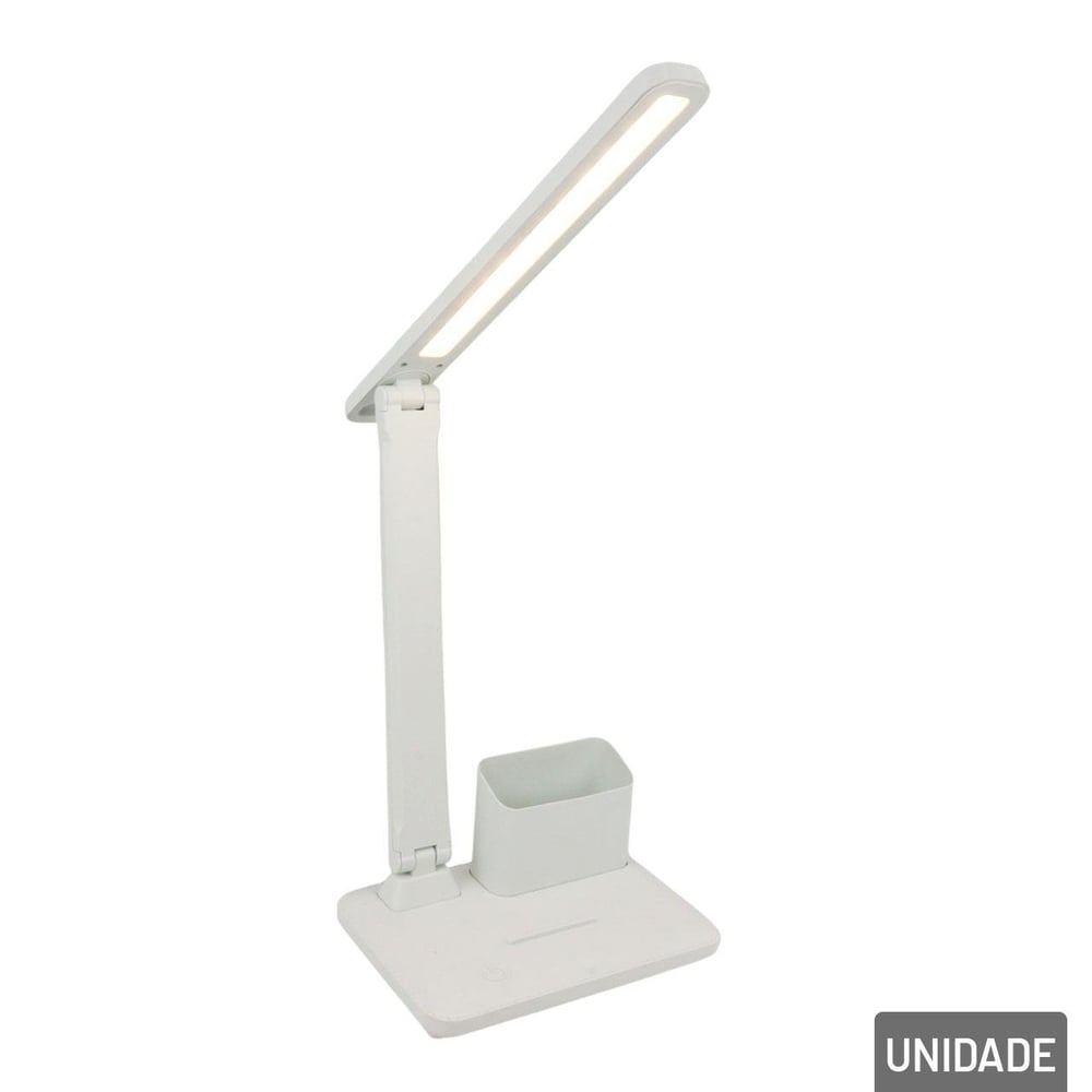 Luminária de Mesa 49cm EM LED com Porta Objeto