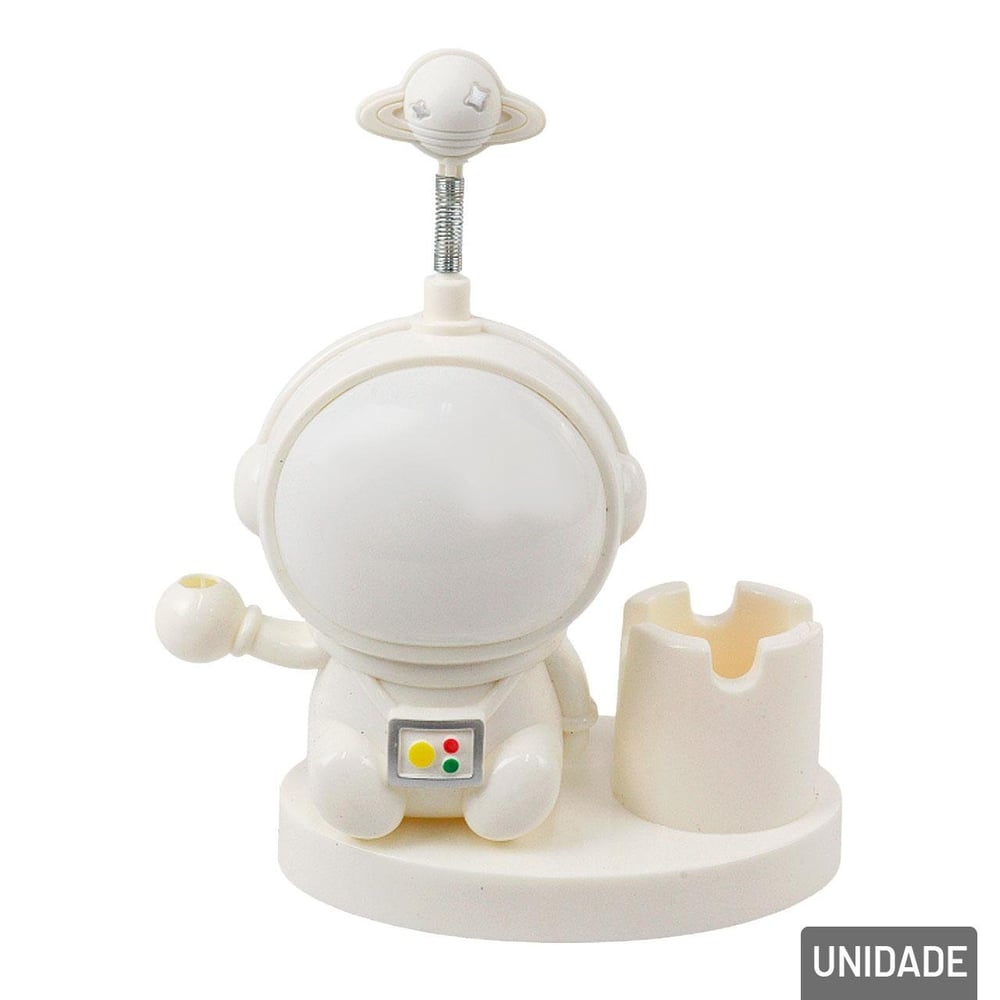 Luminária de Mesa 19cm Astronauta Suporte Color