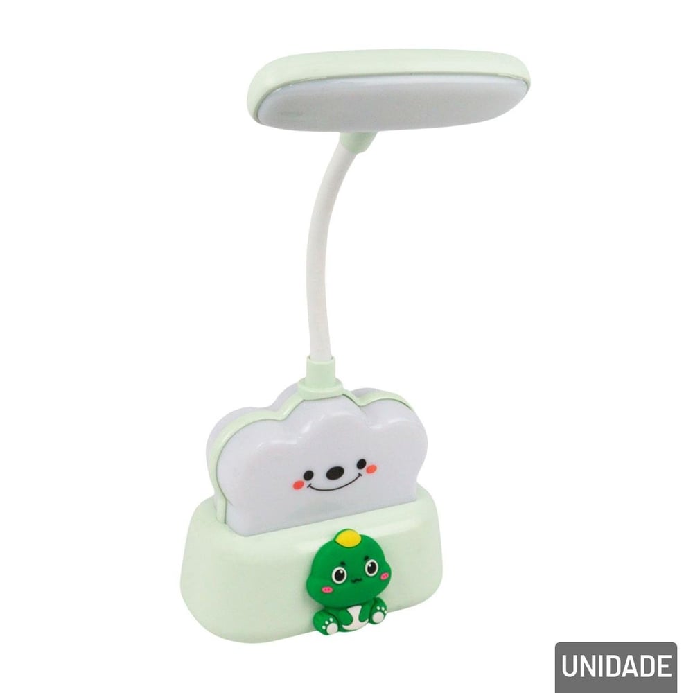 Luminária de Mesa 24cm EM LED Dinossauro Color