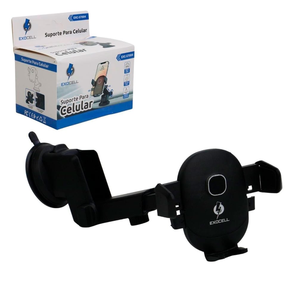 Suporte Para Celular Automotivo Articulado Ventosa