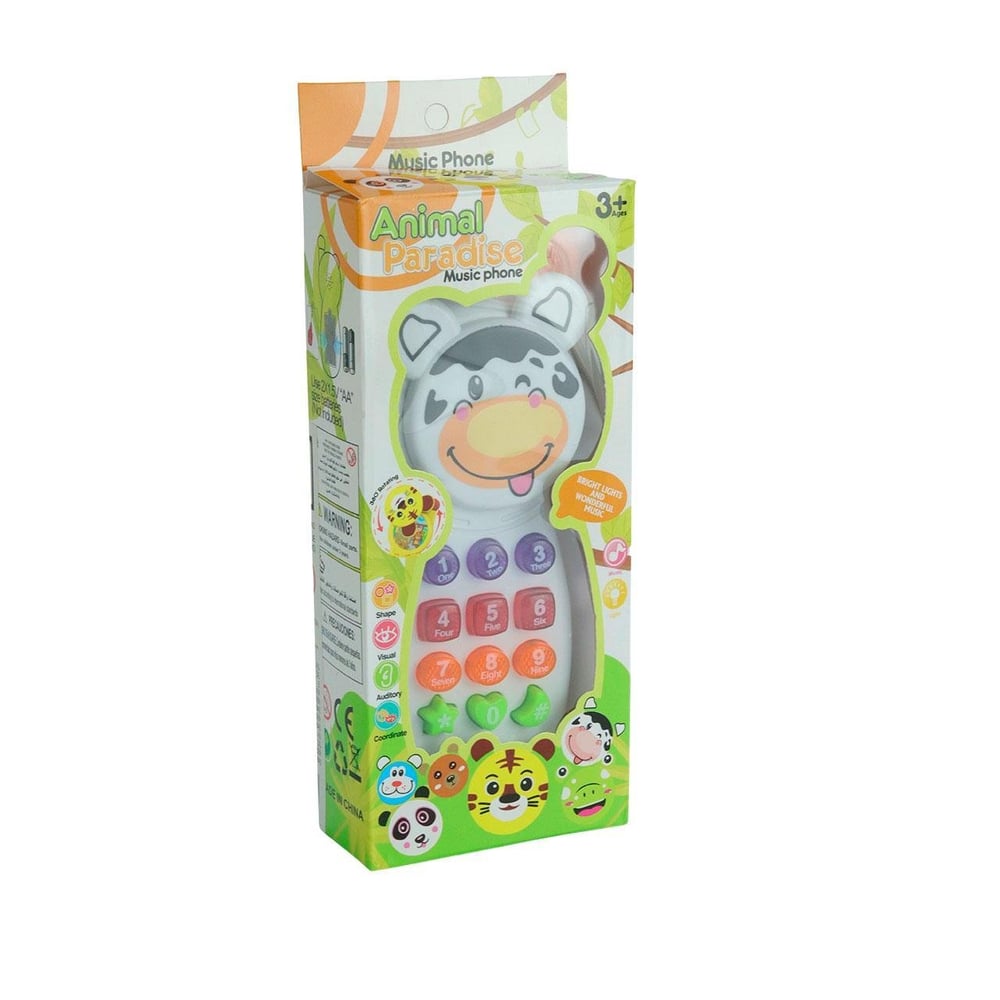 Celular Infantil Musical com LUZ Vaquinha