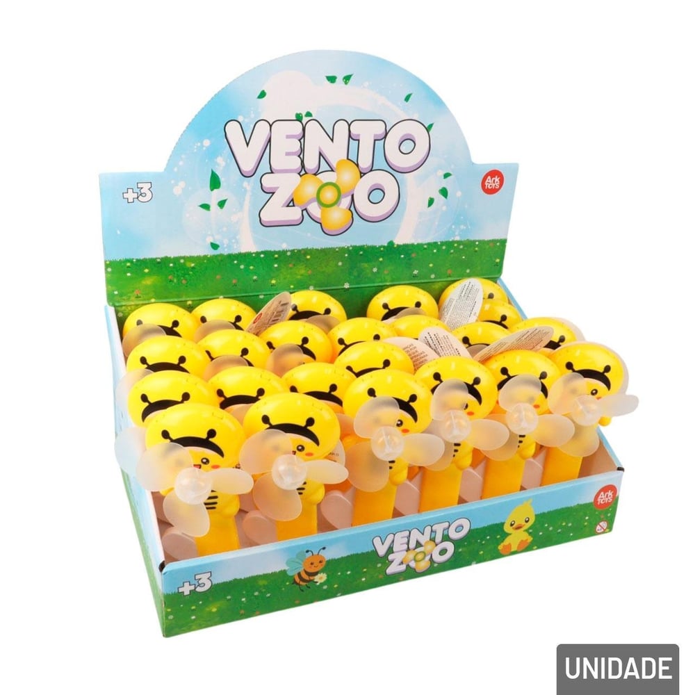 Mini Ventilador de Mão Plástico Abelha