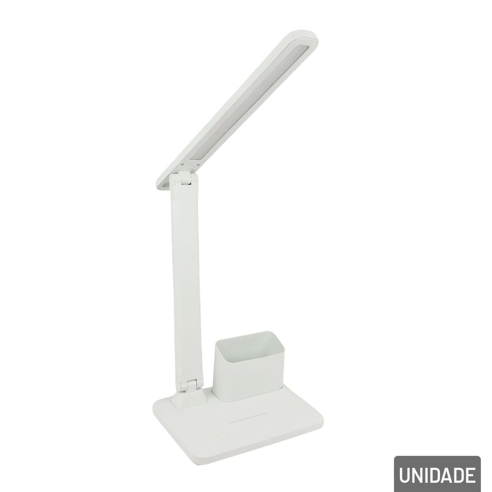 Luminária de Mesa 49cm EM LED com Porta Objeto