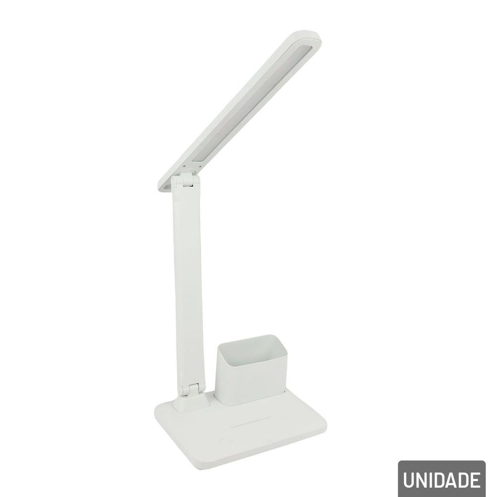 Luminária de Mesa 49cm EM LED com Porta Objeto