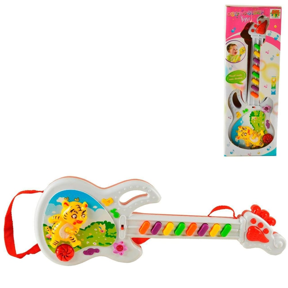 Guitarra Musical Infantil Musical Tigre Color