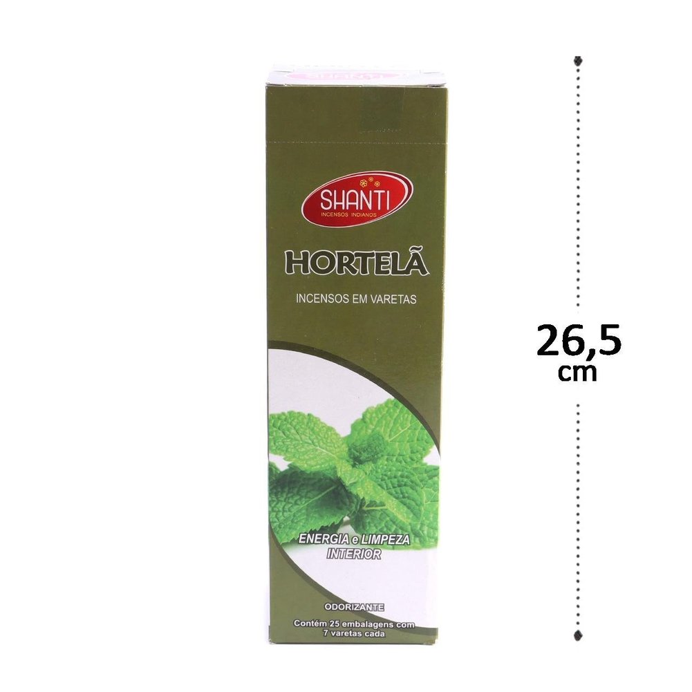 Incenso com 25 Caixas Hortelã