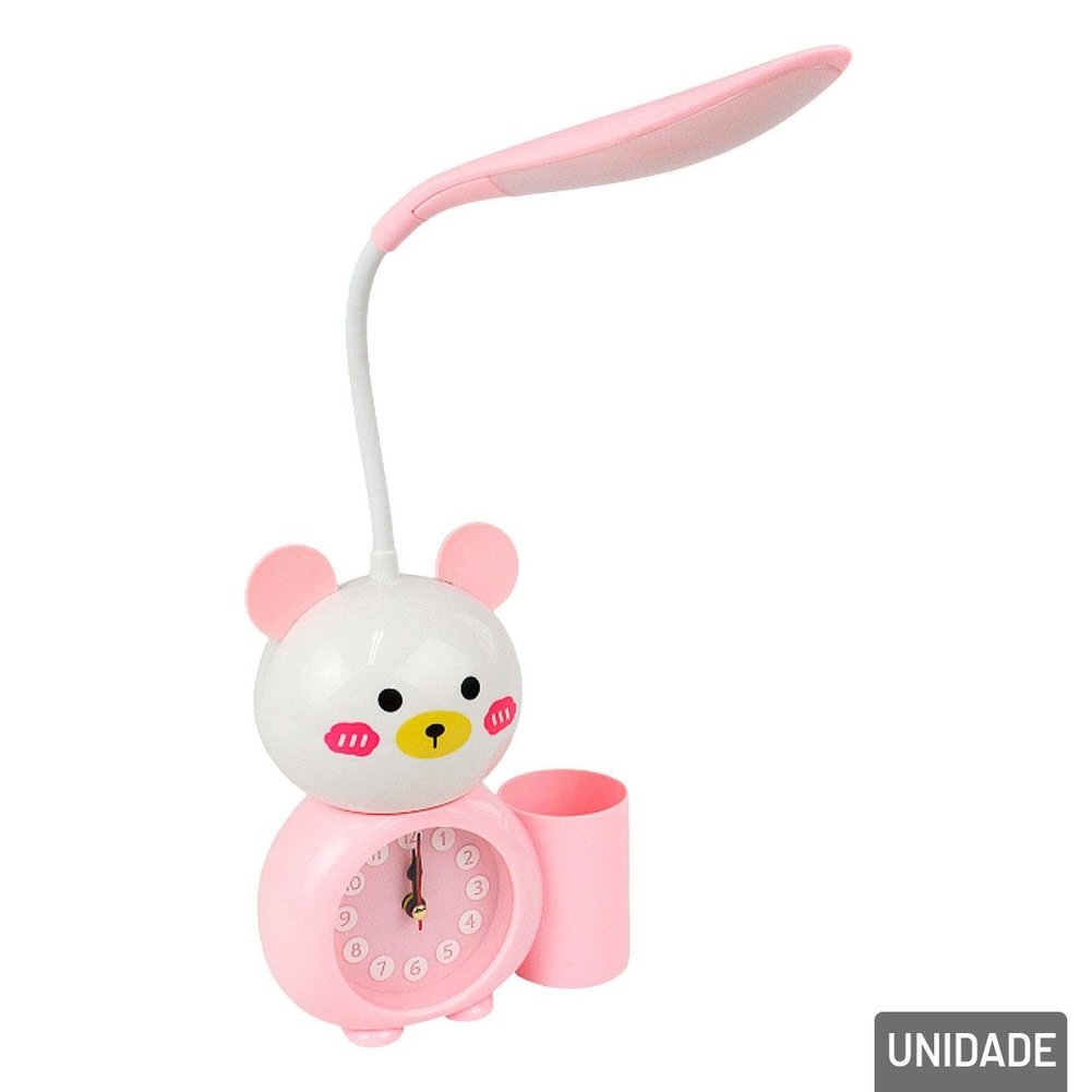 Luminária de Mesa 45cm EM LED com Despertador