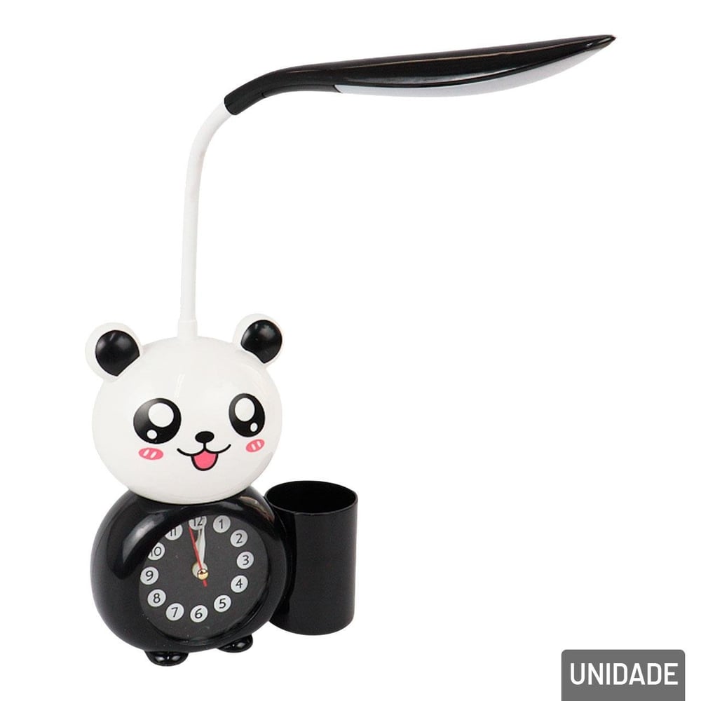 Luminária de Mesa 45cm EM LED com Despertador