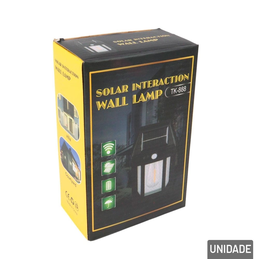 Luminária Externa de LED 15cm Sensor Inteligente