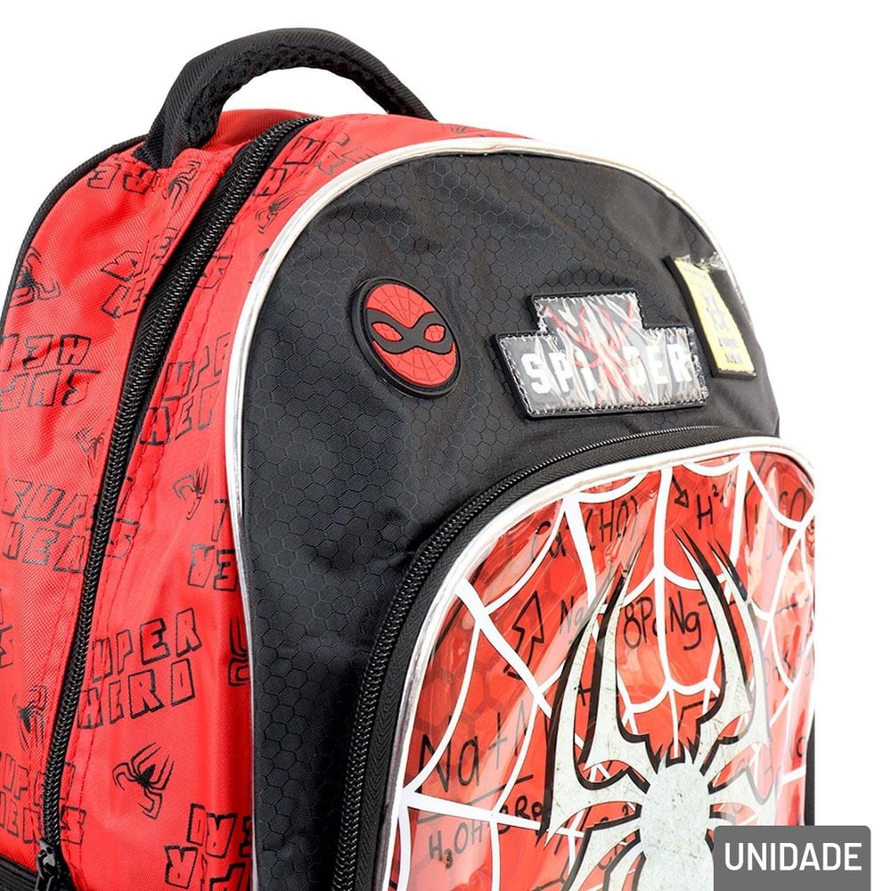 Mochila Infantil 16'' 41cm Aranha Color