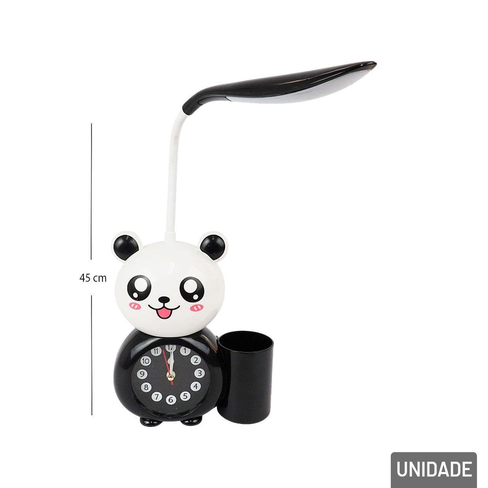 Luminária de Mesa 45cm EM LED com Despertador