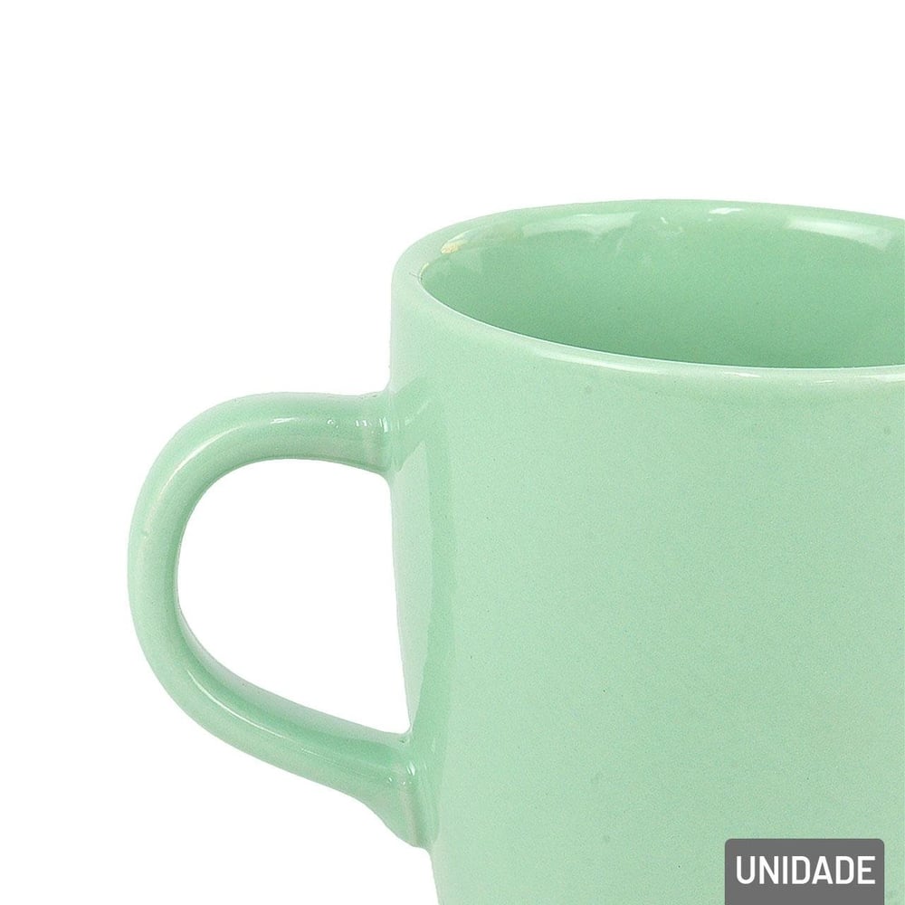 Caneca de Porcelana 230ml Inovare Verde Tiffany