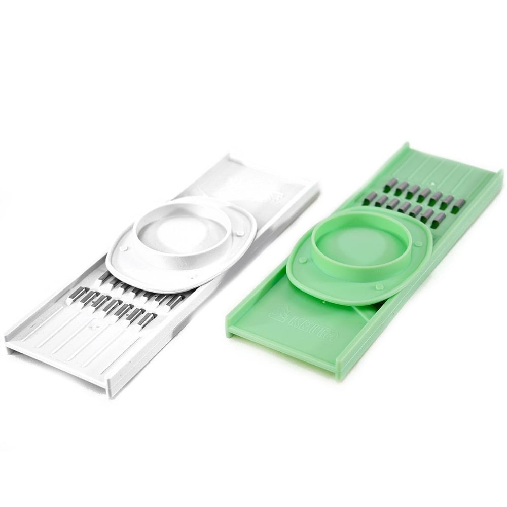 Cortador e Ralador de Plástico 21cm Legumes Branco