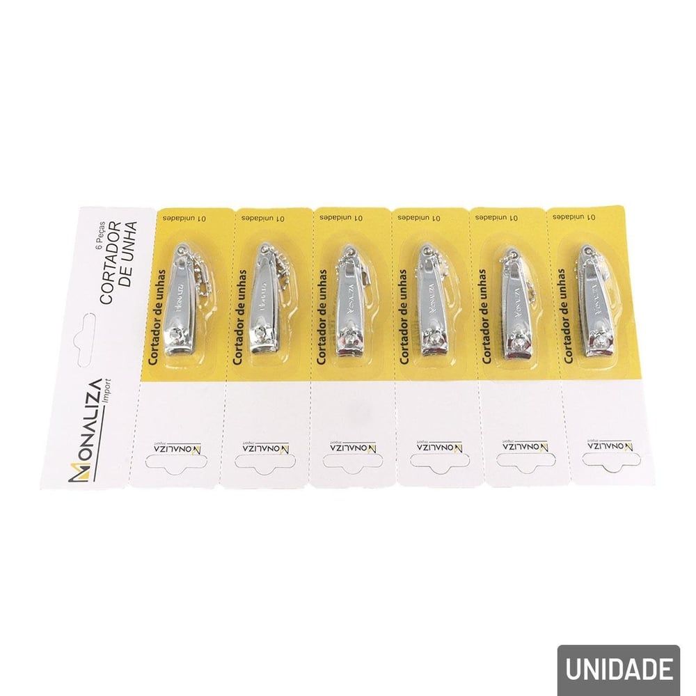 Cortador de Unha Metal 5cm 6 Peças