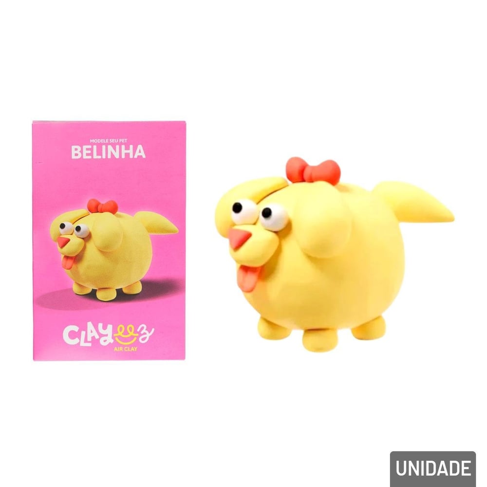 Massinha de Modelar 05 Pçs AIR Clay Pets Sortidos